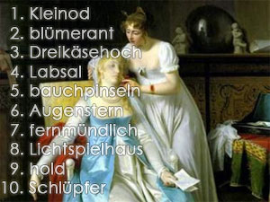 bedrohte Worte Top 10