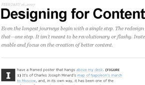 Designing for Content