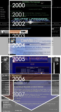 Versions-Zeitline von DH