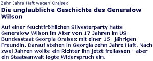 Die unglaubliche Geschichte des Generalow Wilson