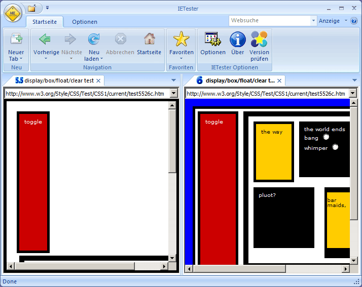 IE Tester Screenshot